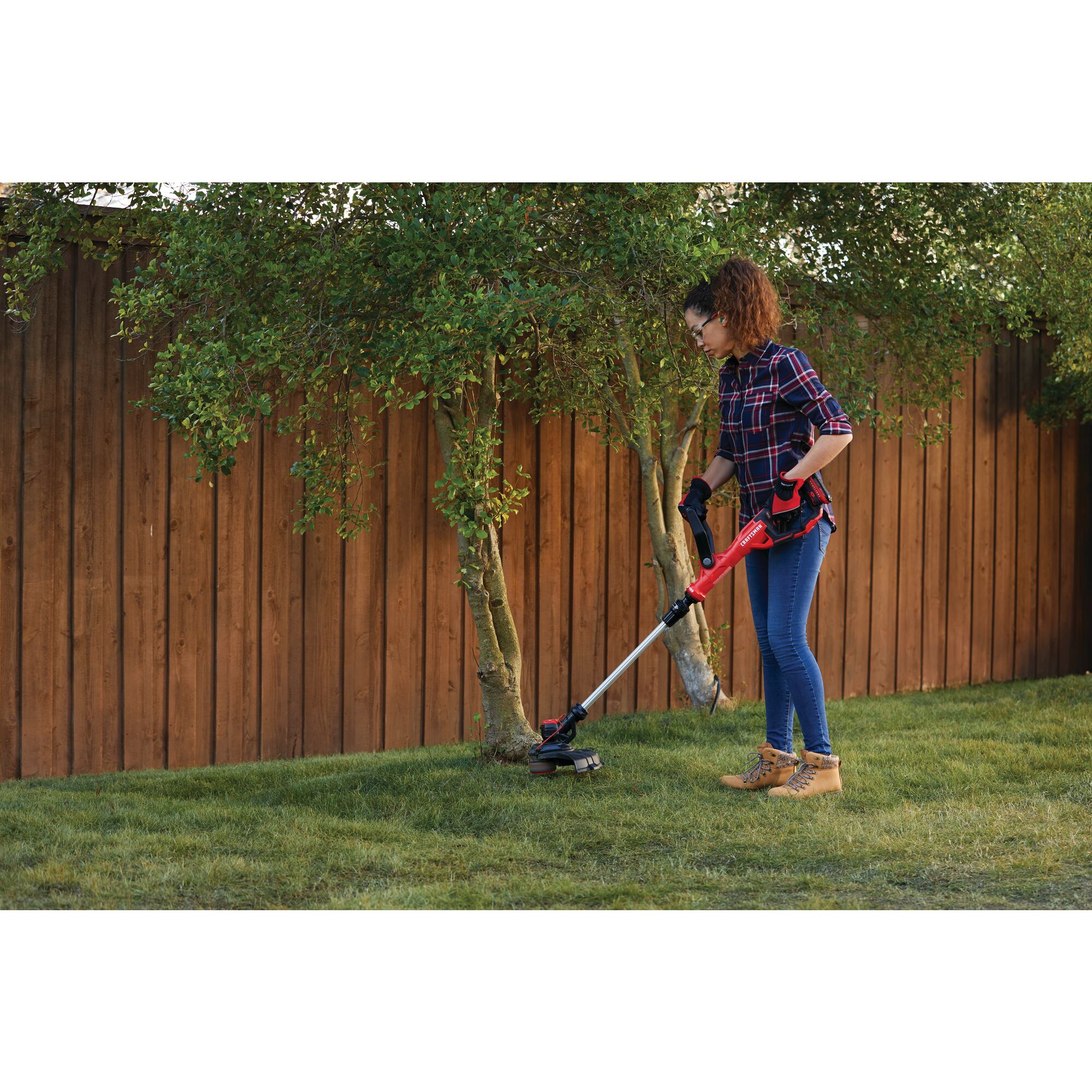 V20 WEEDWACKER 13 in. String Trimmer and Axial Blower Combo Kit