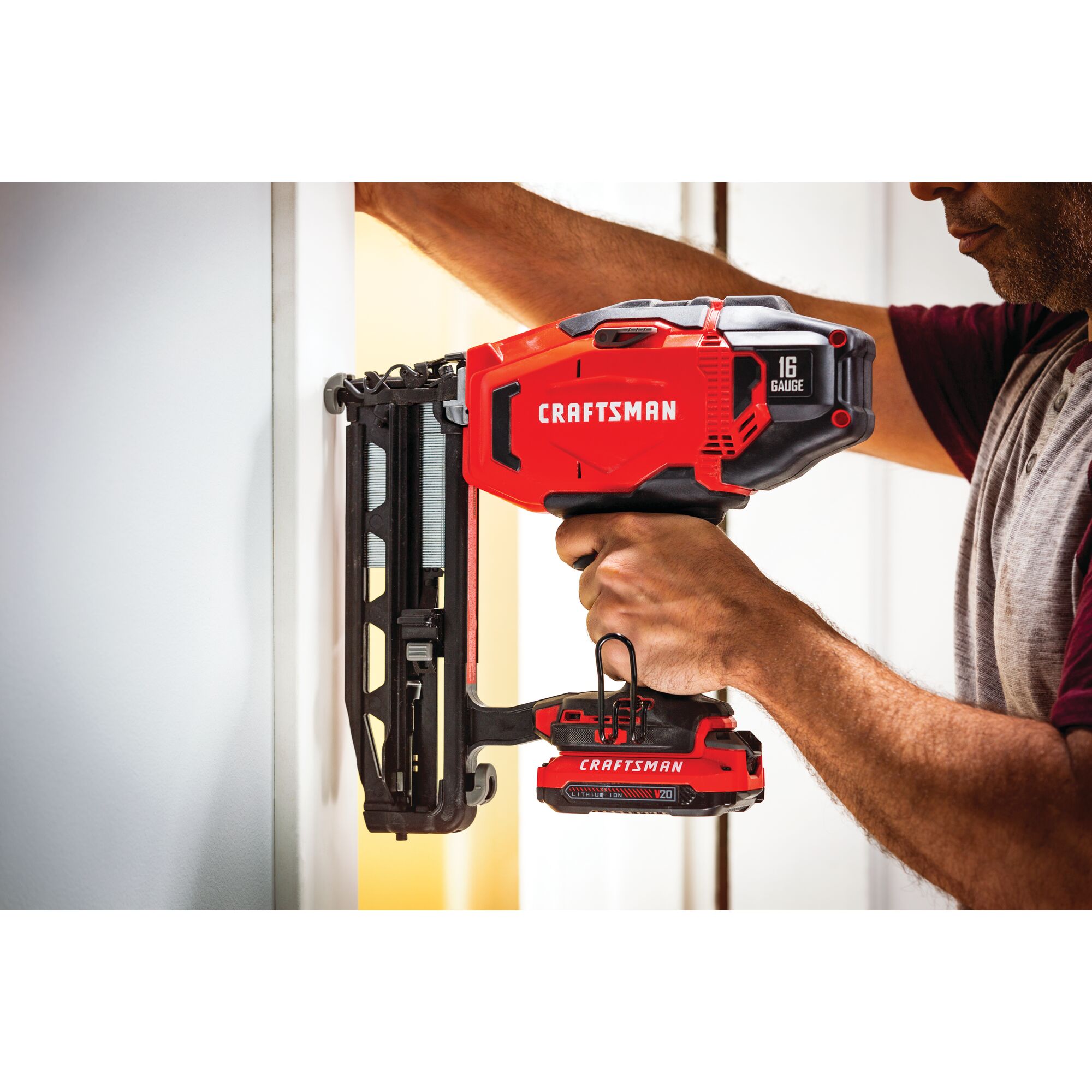 V20 Cordless 16 Ga. Finish Nailer Kit 1 Battery CRAFTSMAN