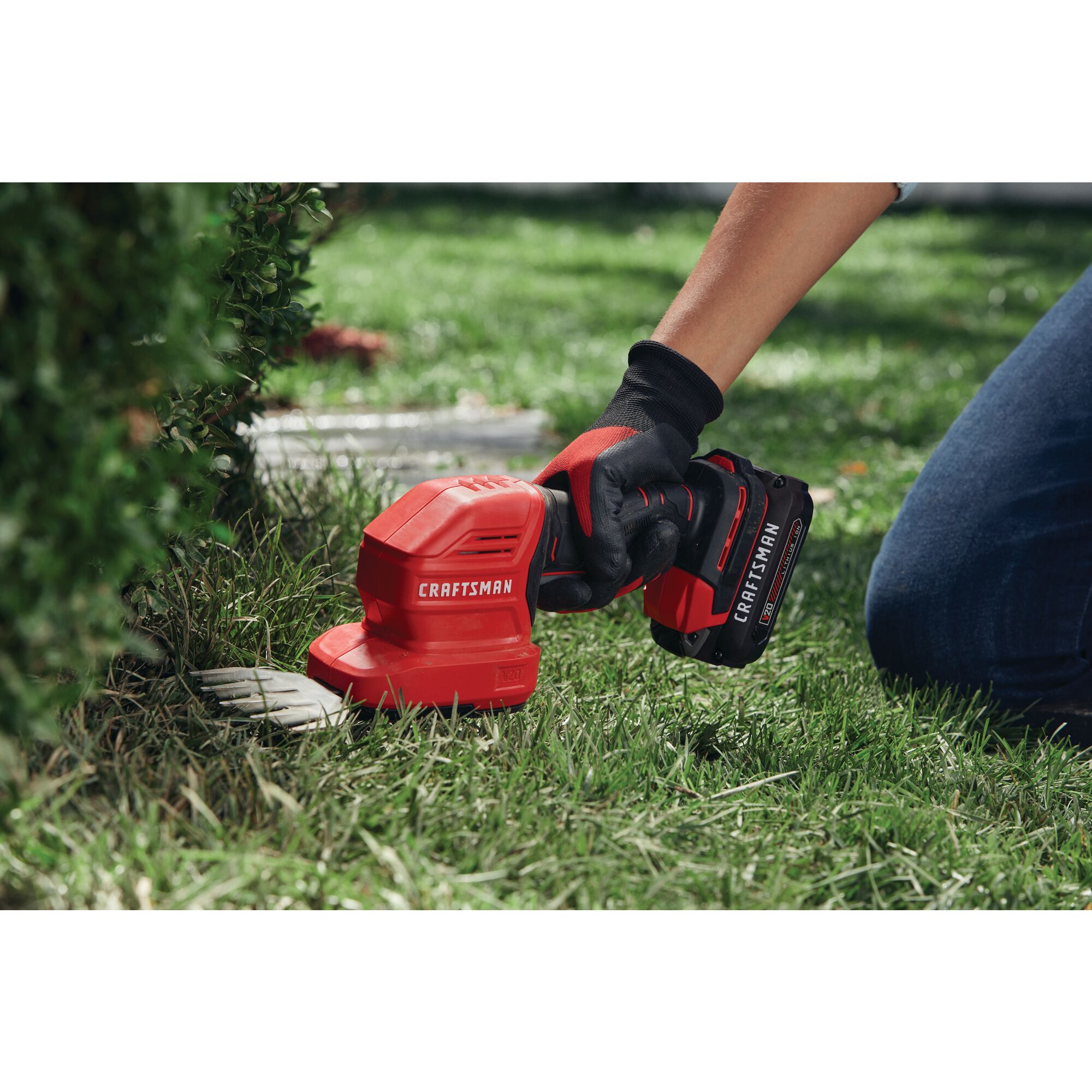 V20 8 in. Cordless 2 in 1 Hedge Trimmer and 4 in. Grass Shear Kit