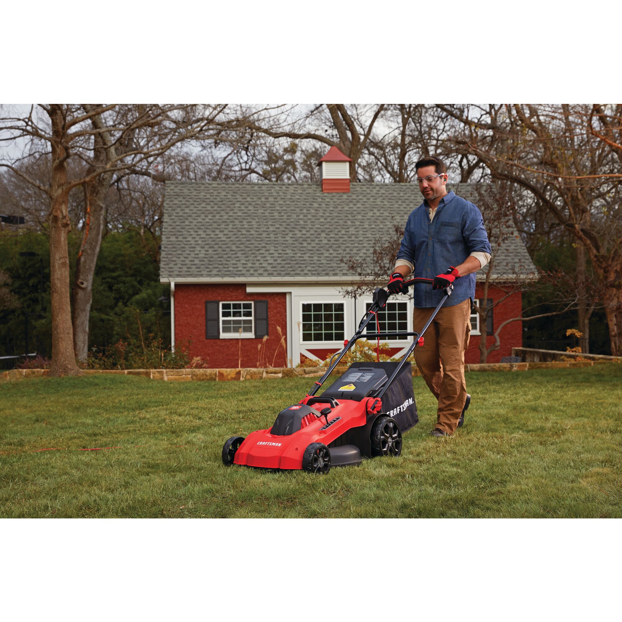 13 Amp 20 in. Corded 3 in 1 Lawn Mower CRAFTSMAN