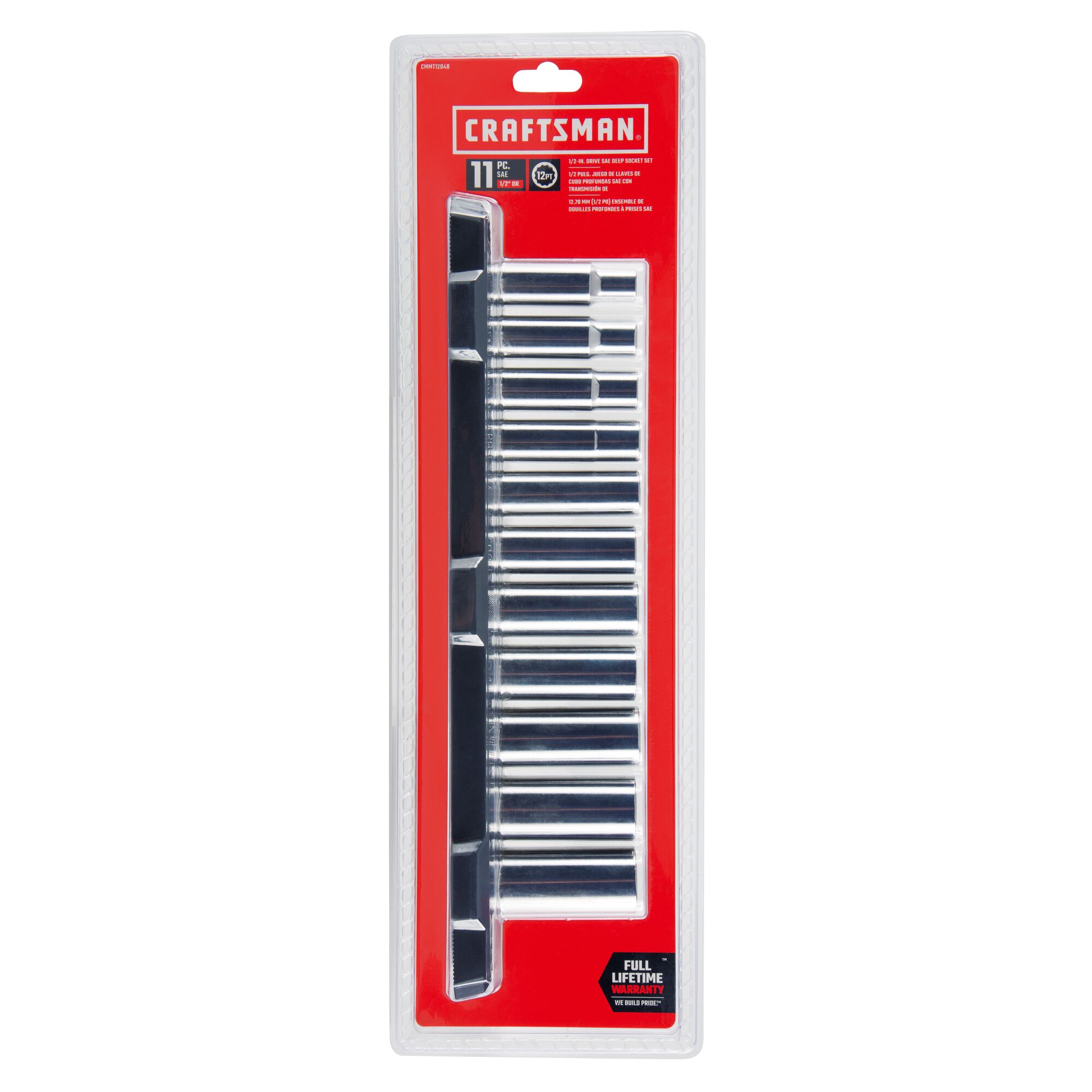 Craftsman 11 piece drive sae point deep socket store set