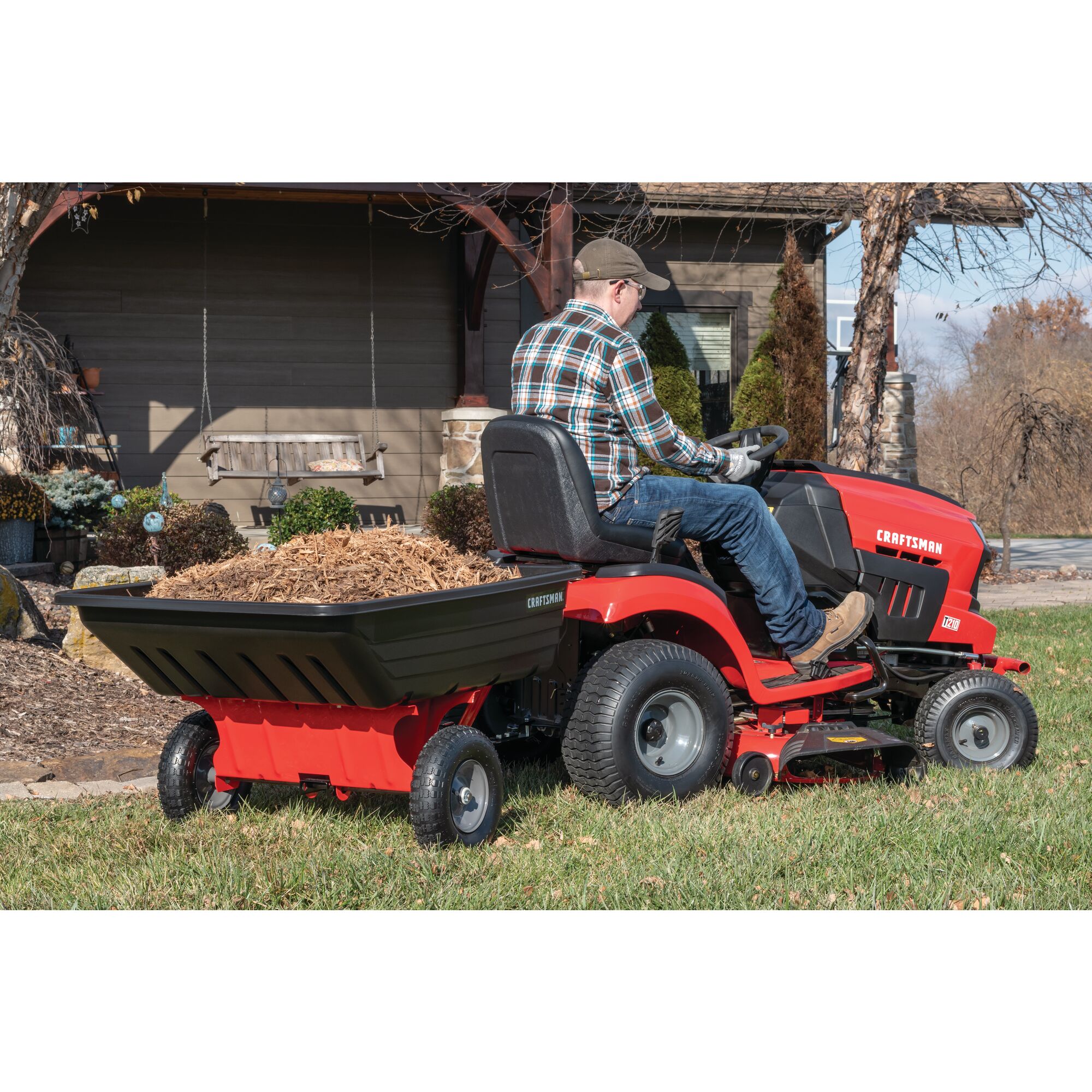 Used lawn mower carts new arrivals